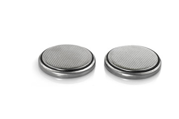 3Volt Battery on wihte Background