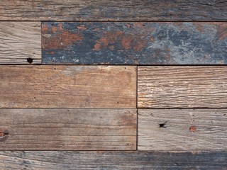 Old wooden fence background 