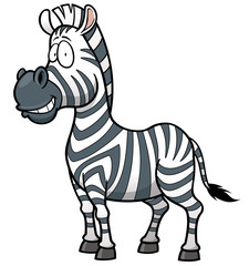 Obraz na płótnie Canvas Vector illustration of Zebra