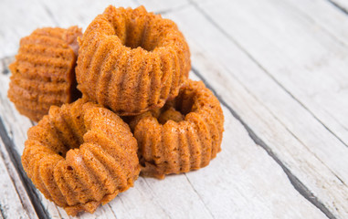 Malaysian dessert dish steamed caramelized sweet and soft cake, locally known as Kuih Apam Gula Hangus