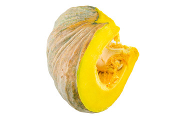 Pumpkin Cooking ingredients isolated on white background with pa