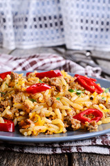 Rice with minced meat