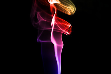 Obraz premium Abstract colorful smoke