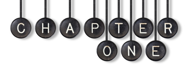 Typewriter buttons, isolated - Chapter one
