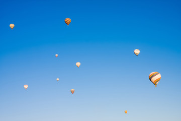 Hot Air baloon, background, blue sky
