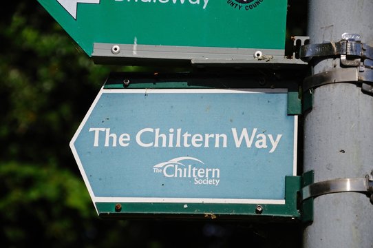 The Chiltern Way sign, Turville.