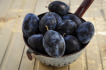 homemade plum preserves
