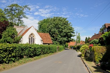 Turville village centre.