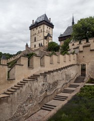 Historic castle in Karlstejn, Czech Republic