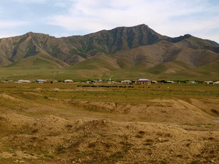 Landscape in Uzbekistan