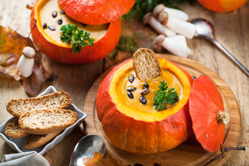 Kürbissuppe