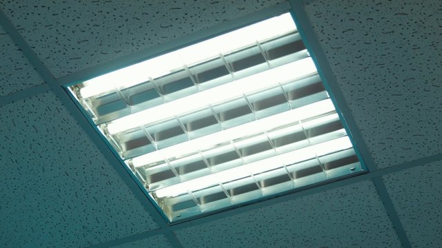 Ceiling light is turned off and then turned on