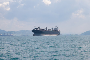 Large cargo ship