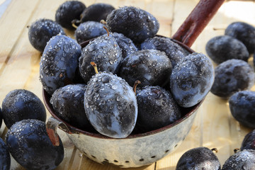 homemade plum preserves