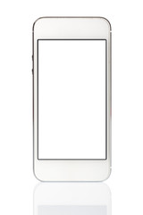 White SmartPhone Isolated