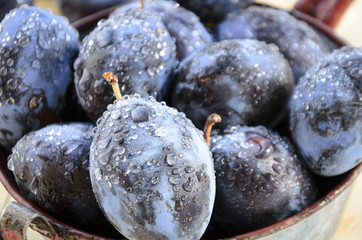 homemade plum preserves