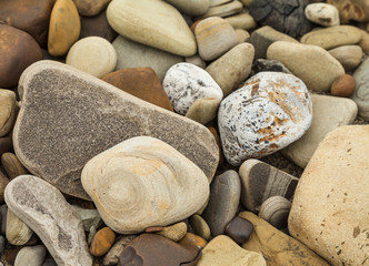 pebbles on the island