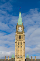 Fototapeta na wymiar Ottawa Parliament Clock Tower