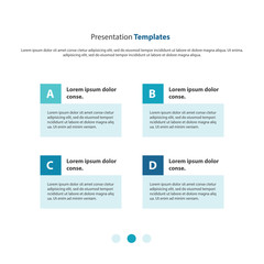 Fototapeta premium Presentation template column design