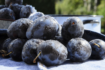 homemade plum preserves