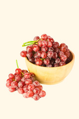 Isolated seedless grape with clipping paths