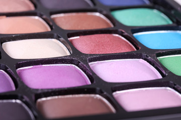 Professional multicolour eyeshadows palette