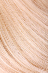 Blond hair extension