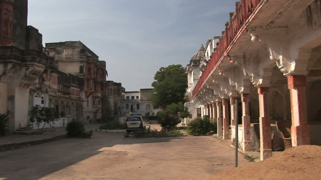 MWS Ghanerao castle entrance court yard