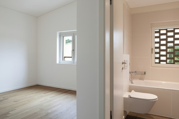 Naklejka na ściany i meble Interior, room and bathroom
