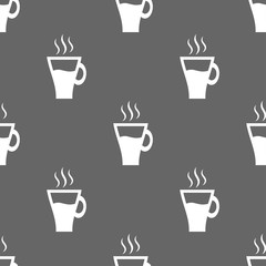seamless pattern with coffee cup