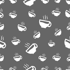 Fototapeta na wymiar seamless pattern with coffee cup