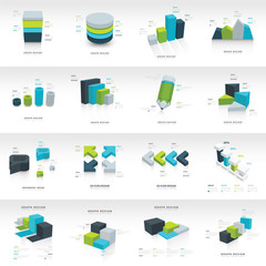 geometry  infographic template vector design