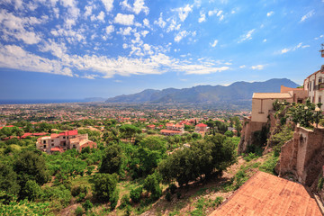 Obraz premium Sicily Late Summer Landscape in Italy
