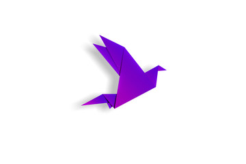 origami bird - obrazy, fototapety, plakaty