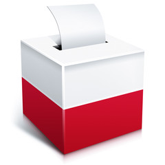 Ilustracja urny do głosowania - obrazy, fototapety, plakaty