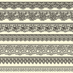 Lace borders