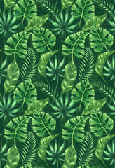 Leaves pattern
