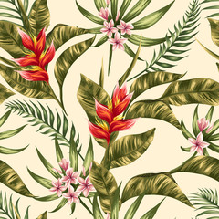 Materiał do szycia Floral seamless pattern