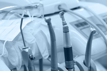 Dental tools closeup