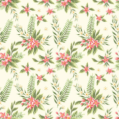 Plakat Floral seamless pattern