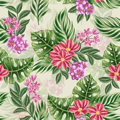 Foto op Plexiglas Floral seamless pattern © hoverfly