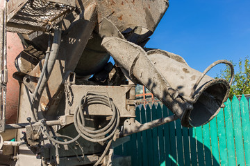 Concrete mixer truck