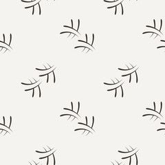 Vector seamless pattern of the elements of curved lines