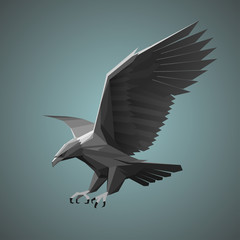 Fototapeta premium Geometric eagle