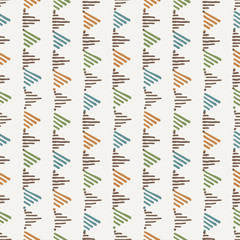 Vector seamless texture of hand-painted triangles