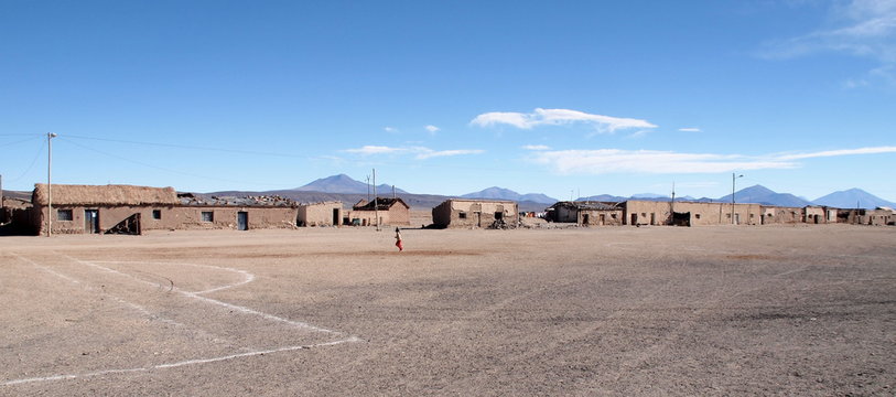 Village sur l'altiplano bolivien