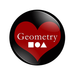 I Love Geometry button