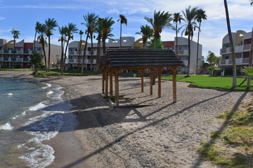 Beach area at Lake Havasu in Arizona