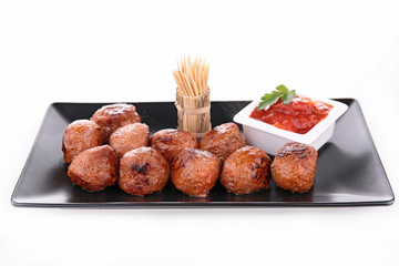 grilled meatball