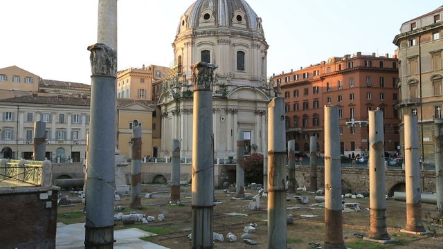 Trajan Forum at Rome Lazio Italy